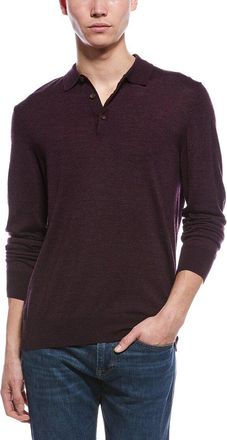 Bruno Magli Wool Polo Sweater