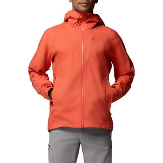 Columbia Trailborne Omni-Tech Waterproof Jacket in Zing at Nordstrom, Size Xx-Large
