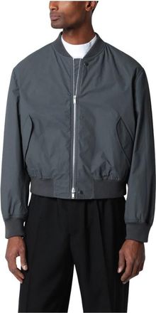 Jil Sander Sports Jacket - Heren - Bomber jackets - Grijs - M - Jassen