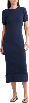 Cleobella Morisette Midi Dress In Midnight Blue