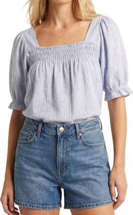 Staccato Hearst Top In Blue