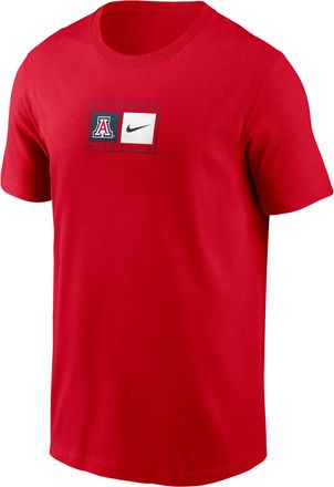 Nike Arizona Campus Logo Swoosh Nike Mens College T-Shirt in Red | N19965NUAN-4B6