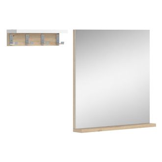 Vicco Espejo De Ba&ntilde;o Henri, Blanco, 50 X 51.6 Cm Con Estante