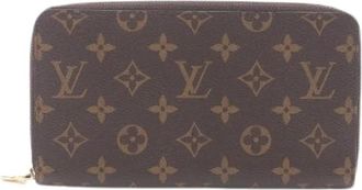 Louis Vuitton Pre-owned Wallets, male, Brown, Size: ONE SIZE Pre-owned Zippy Organizer Monogram Long Wallet
