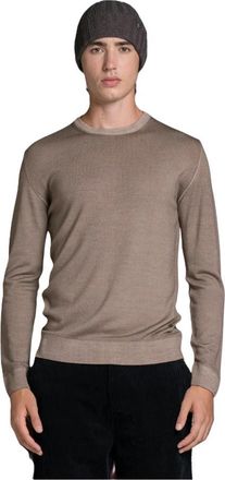 IMPURE Trent Ronde Hals - Heren - Ronde hals truien - Beige - XL - Wol - Truien & Vesten
