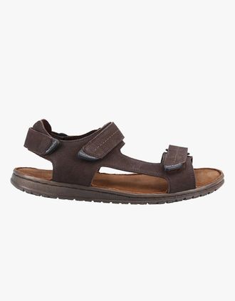 Hush Puppies Mens Hush Puppies NEVILLE QUARTER STRAP Mens Sandals Brown - Size: 11