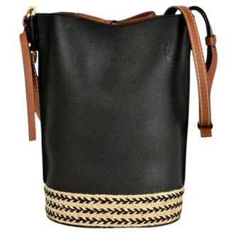 Loewe Pre-owned Bucket Bags, female, Black, Size: ONE SIZE Pre-owned Bucket Bag
