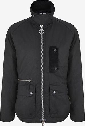 Barbour Kurzer Mantel mit Hemdkragen aus gewachster Baumwolle Tract