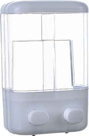 OEM 14,2 X 7 X 21 Cm, Dispensador De Jab&oacute;n De Manos Para Ba&ntilde;os De Hotel, Dispensador De Jab&oacute;n De Doble Cabezal Transparente Y Sin Golpes