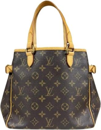 Louis Vuitton Pre-owned Handbags, female, Brown, Size: ONE SIZE Pre-owned Vintage Canvas Handbag