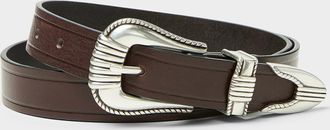 Le 31 Mens Narrow Western belt