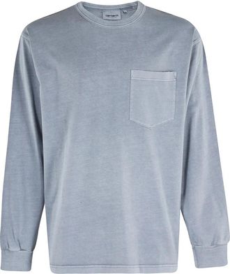Carhartt Work in Progress Long Sleeve Top - Heren - Longsleeves - Blauw - M - Tops