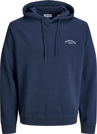 Jack & Jones Kapuzensweatshirt JACK & JONES JJCOLLEGE LOGO SWEAT HOOD, Herren, Gr. XL, navy blazer, Sweatware, Obermaterial: 80% Baumwolle, 20% Polyester, unifarbe