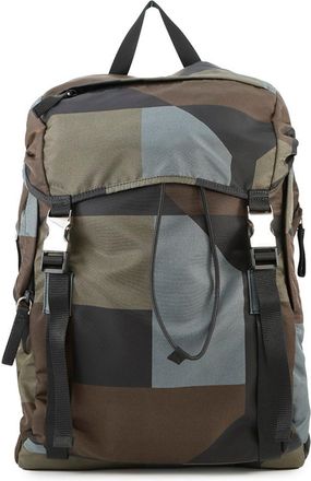 Prada Khaki Multi-Color Nylon Backpack (Pre-Owned)