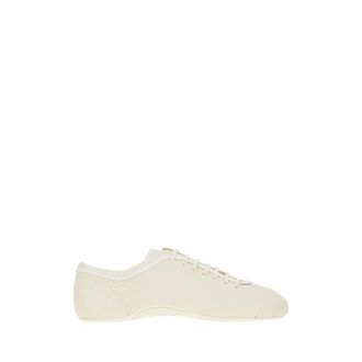 Dries Van Noten Laced Shoes, female, White, Size: 10 US Ballerine