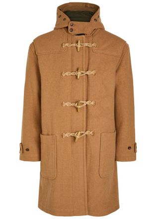 Polo Ralph Lauren Toggle Hooded Wool Coat - Camel - XL