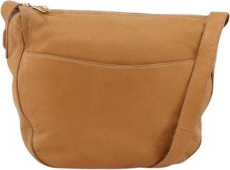 Loewe Pre-owned Schoudertas - Dames - Vintage Schoudertas - Beige - ONE Size - Leer - Vintage