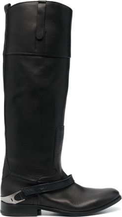 Golden Goose Charlie leather boots - women - Leather - 36 - Black