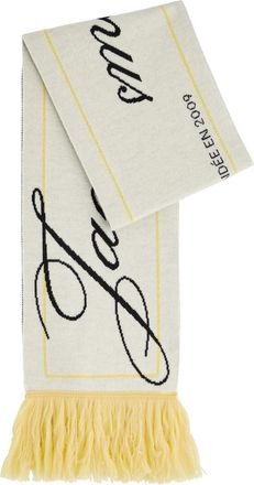 Jacquemus Lecharpe Liga Wool Scarf - Yellow - One Size