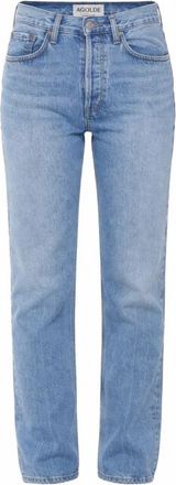A Gold E Straight Jeans - Dames - Regular Fit Jeans - Blauw - W26 - Katoen - Jeans