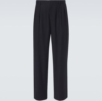 Giorgio Armani x Alanui pantalones rectos de lana