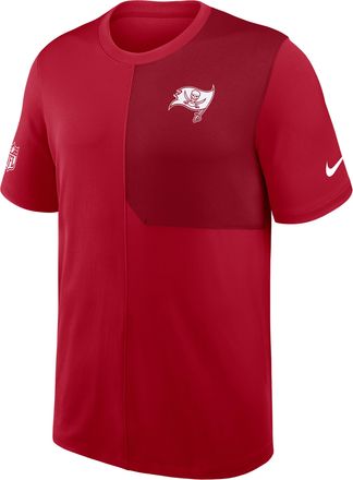 Nike Tampa Bay Buccaneers Sideline Coach Nike Mens Dri-FIT NFL Top in Red | 03B20E048B-58P