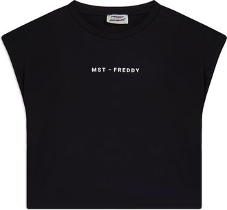 Freddy T-shirt manica corta cropped con stampe MST FREDDY
