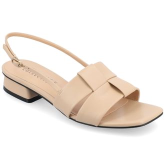 Journee Collection Women & apos;s Tabatha Medium and Wide Width Flat Sandals