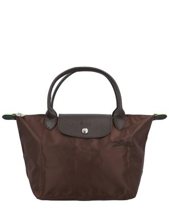 Longchamp Le Pliage Green Small Canvas Handbag