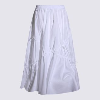 Moschino Womens Skirts Bianco _co Ea