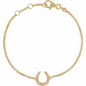 Astley Clarke Gold Biography Horseshoe Bracelet at Nordstrom, Size 7.25