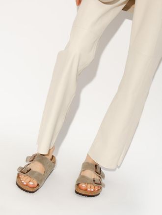 Birkenstock Arizona BS Slides, Womens, Beige