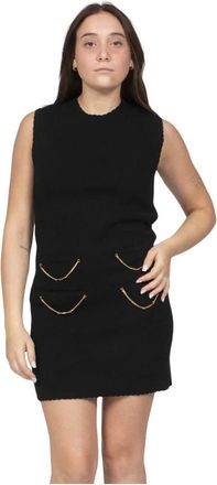 Moschino Kleedjes, Dames, Zwart, S, Abito 555