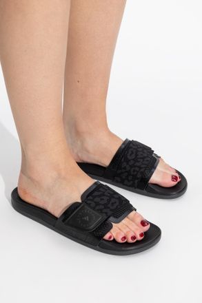 adidas ADIDAS By Stella McCartney Flip-flops With Logo, Womens, Black