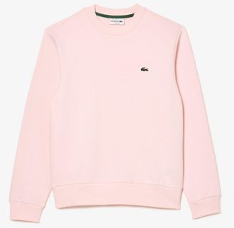 Lacoste Mens Crew Neck Sweatshirt Light Pink Cotton - Size 2XL