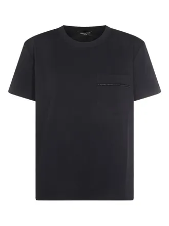 Fabiana Filippi Black Crew Neck T-Shirt