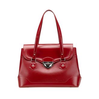 Louis Vuitton Pre-owned Tote Bags, female, Red, Size: ONE SIZE Pre-owned Leather Handbag