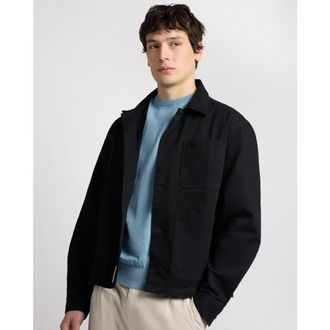 Onia Twill Chore Jacket in Black at Nordstrom, Size X-Large