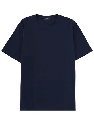 Herno Cotton-Blend Crewneck Casual T-Shirt