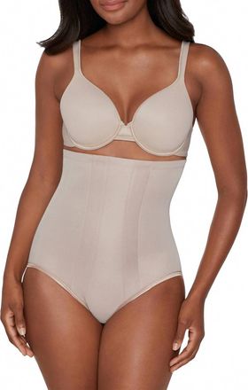 Miraclesuit Shape With Edge Hi-Waist Brief In Stucco