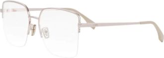 Fendi Ladies Black Square Eyeglass Frames FE50091U 028