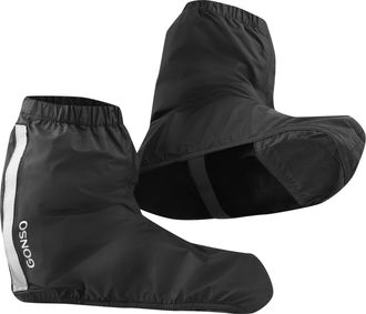 Gonso Fahrradschuh GONSO Rain Shoecover, Herren, Gr. 3XL, schwarz, 100% Polyamid, Schuhe Fahrradschuh, wasserdichter &Uuml;berschuh, Schuh&uuml;berzieher, Easy Entry 
