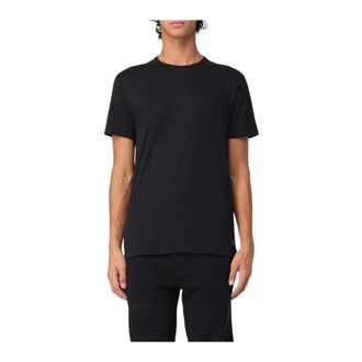 Paul Smith T-Shirts, male, Black, L, Crew Neck Short Sleeve TShirt