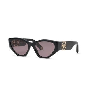 Philipp Plein Sunglasses, female, Black, 58 MM, Authentic Spp161 0700 Glasses, Premium Quality
