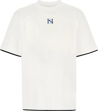 Fendi T-shirt - Heren - T-shirts - Wit - XL - Tops