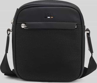 HUGO BOSS Umh&auml;ngetasche mit Rei&szlig;verschl&uuml;ssen in Black, Gr&ouml;&szlig;e 1