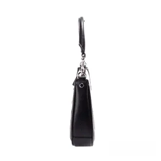 Marc Jacobs Canvas and Leather Shoulder Bag - Black