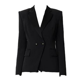 Elisabetta Franchi Blazers, female, Black, Size: XL Giacca