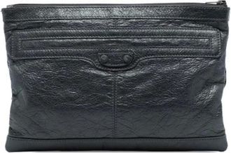 Balenciaga Pre-owned Clutches, female, Black, Size: ONE SIZE Pre-owned Vintage Clutch