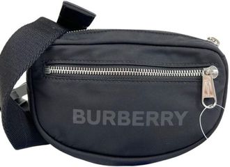 Burberry Black Nylon Fanny Pack Sling Bag (Pre-Owned)